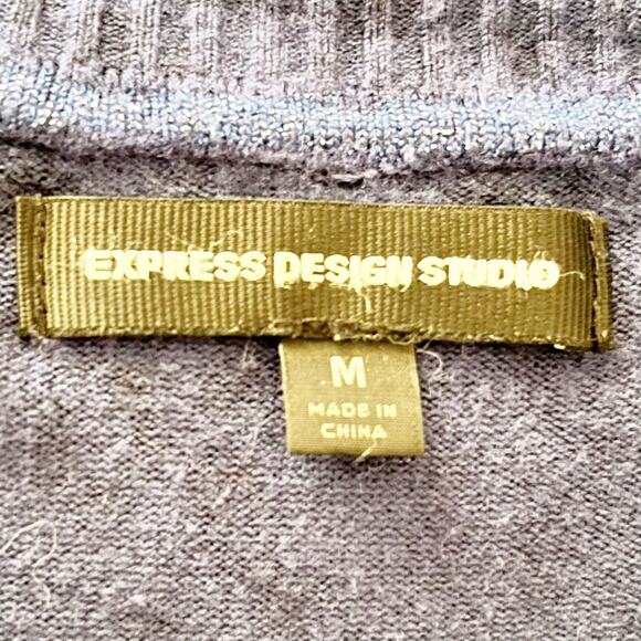 EXPRESS DESIGN STUDIO Leopard Print Pullover Sweater, M - Picture 8 of 10